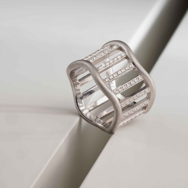 Signature Ring Full Pavé Diamonds - Image 2