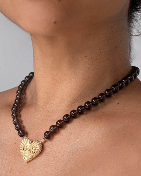 Embedded Beads Ice Obsidain - 8mm