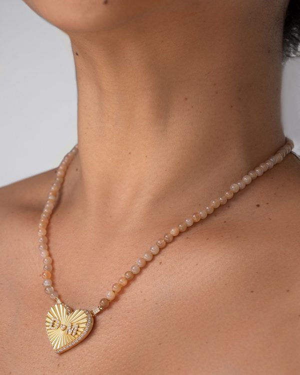 Embedded Beads Sunstone - 4mm