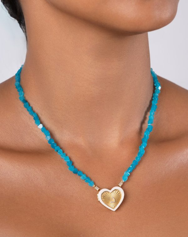 Baby Blue Dream Hearts - 4mm